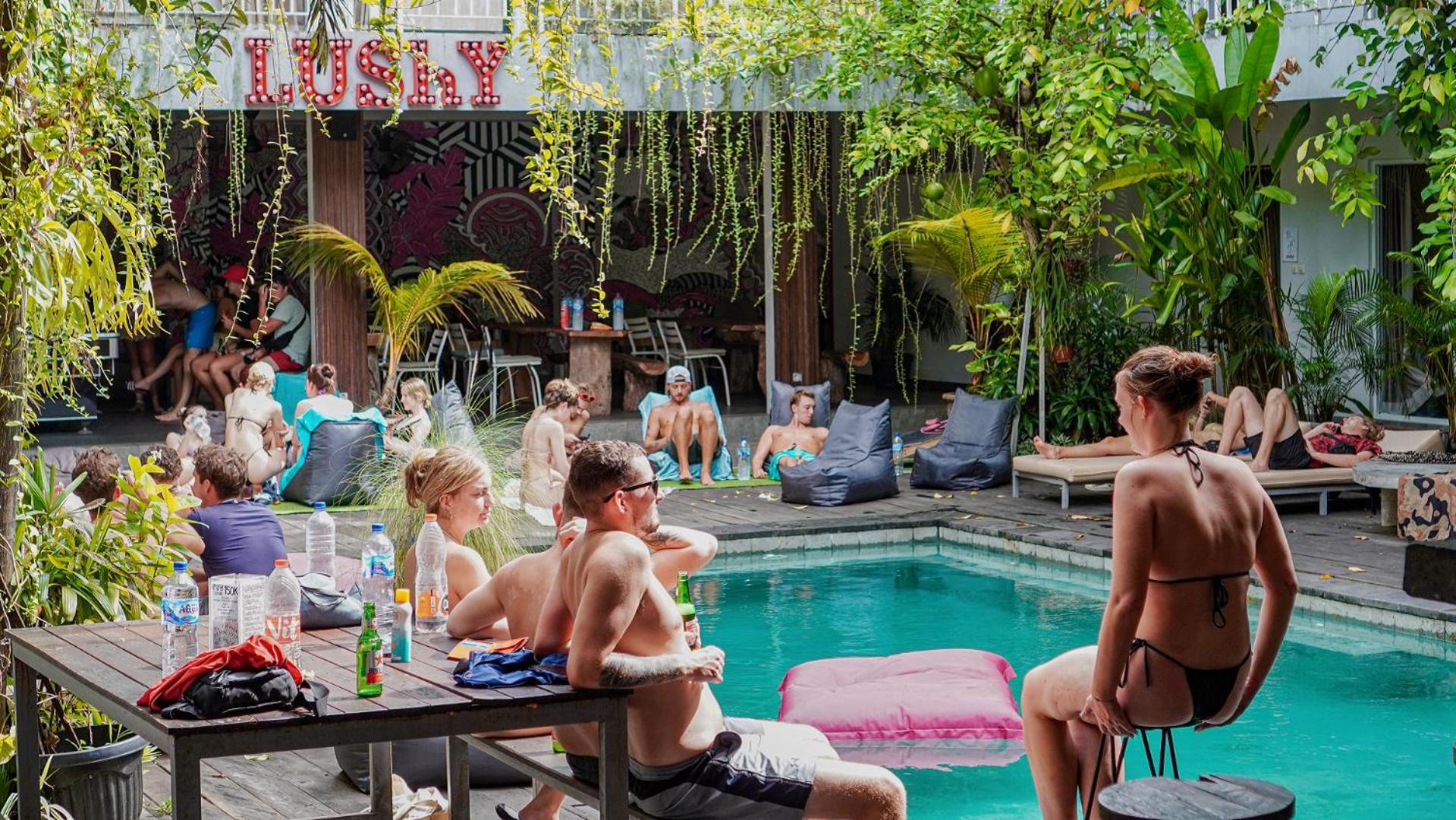 Lushy Hostel Canggu المظهر الخارجي الصورة