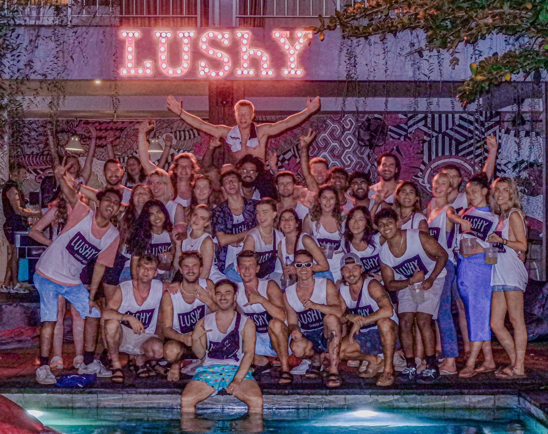 Lushy Hostel Canggu المظهر الخارجي الصورة